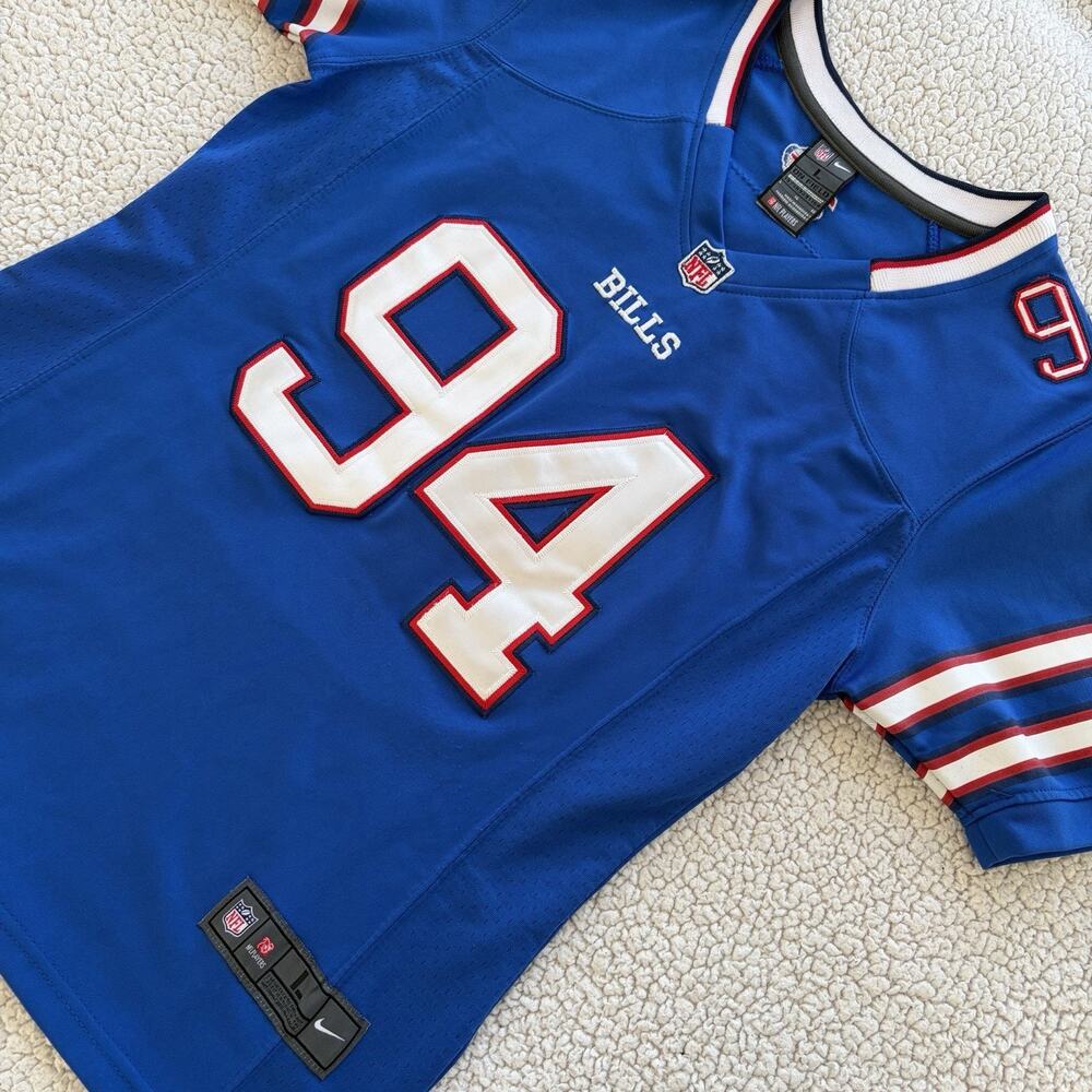 Buffalo Bills Mario Williams 94 Nike On Field NFL‎ Jersey Size L Blue